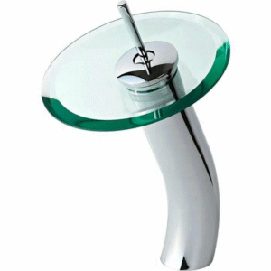 Mezcladora Lavamano Mono C/Cristal