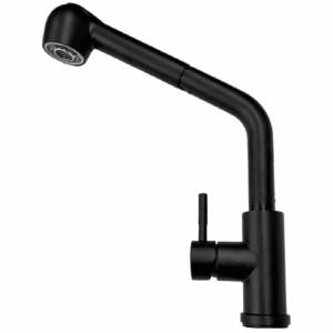 Mezcladora Fregadero Extensible Negra