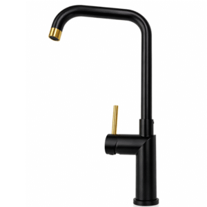 Mezcladora Fregadero Negro/Dorado