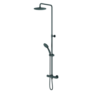 Columna Ducha Oslo Negra  Termostatica