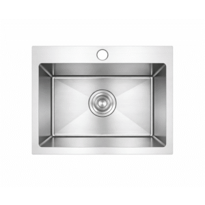 Fregadero Inox 500x420x215mm C/ Desague y Escurridor