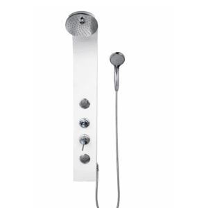 Columna Ducha Cristal Redonda