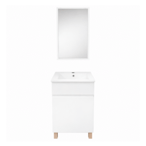 Mueble Baño 41x41x85cm Ares 400 PVC Con Espejo