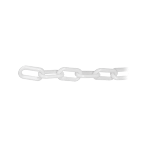 Cadena de Plástico 8 mm, Blanco. 25 m 131421 Aksi