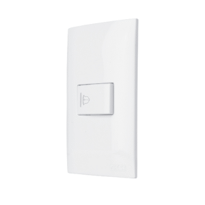 Pulsador de Timbre Con placa Bco. Altimus 124853 Aksi