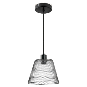 Lampara Colgante Dec. Mesh Negra Perlado 125186 Aksi