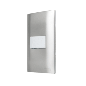 Interruptor Triway Con Placa Plata Altimus 124810 Aksi