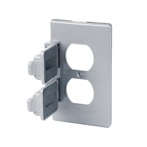 Placa Duplex Para Intemperie Plastica 117272 Aksi