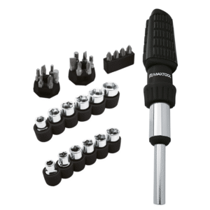 Destornillador T/Chicharra C/Puntas y Dados  304709 Aksi