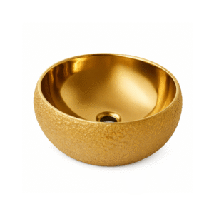 Lavamano Sobreponer  400x400x160mm Dorado