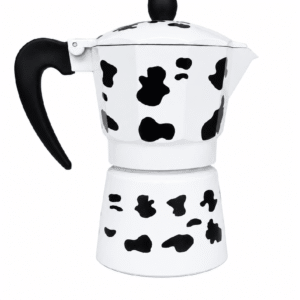 Grecas Aluminio 3 Taza Negra Color Blanca KT300