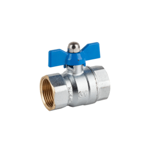 Llave Bola Palomilla H-H 3/4" azul Genebre 303505