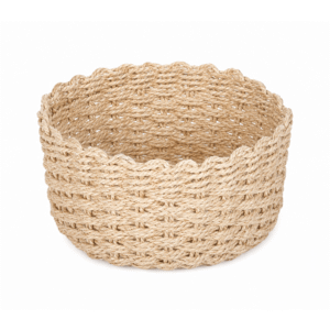 Canasto Paja De Coco Redondo 12"x12"x7" T51451A-3L Landscapers